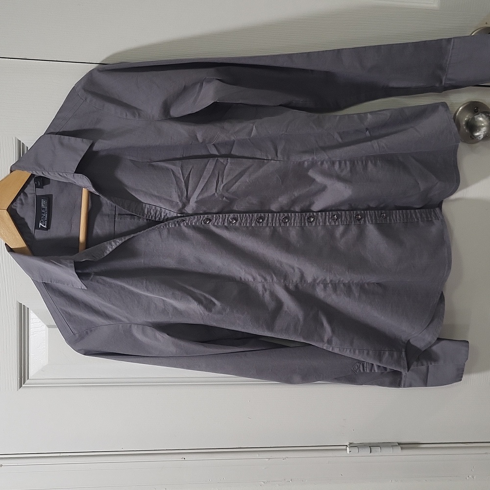 New York and Company button-down long-sleeve collar top